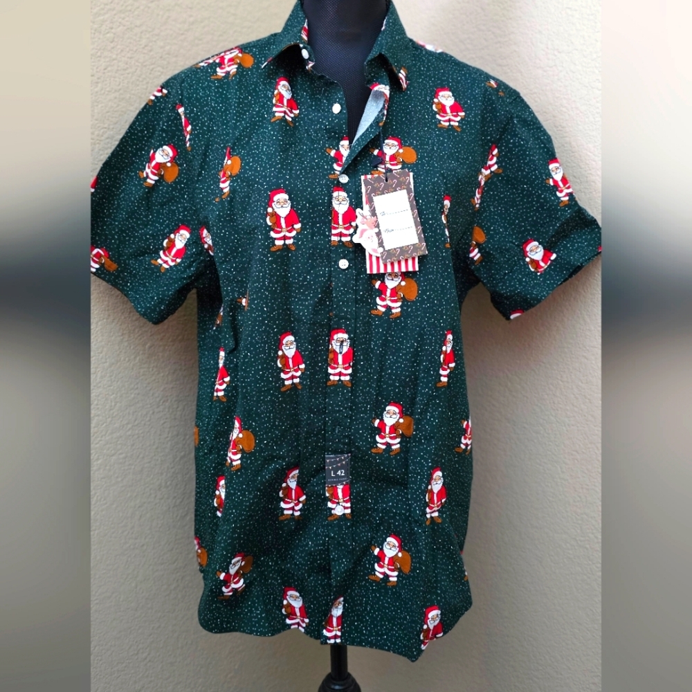 MENS LARGE XMAS SHIRT